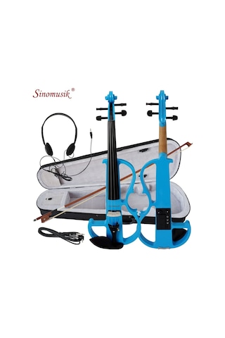 Sinomusik Evh005 Mavi Elektro Keman