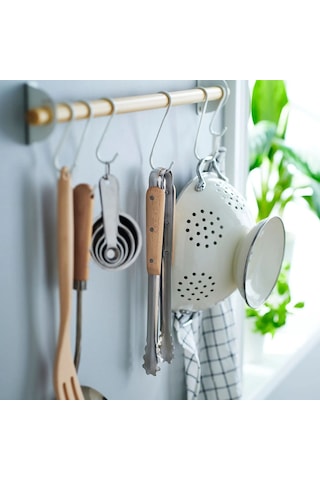 Ikea Vardagen Servis Maşası 30 Cm Krom Açık Bej
