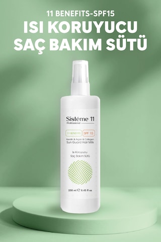 Sistéme 11 Sun Guard Isıya Karşı Koruyucu Saç Bakım Süt Spreyi 250 Ml