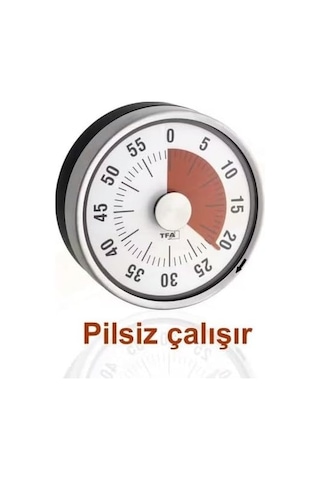Tr Mekanik Mutfak Zamanlayıcısı 60 Dakika Geri Sayım Timerı