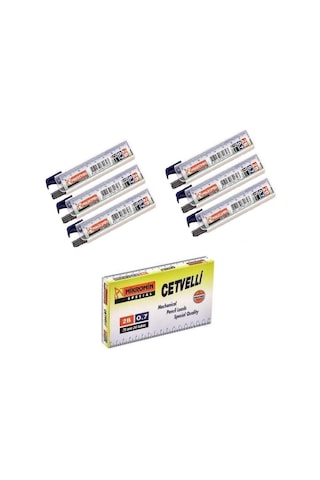 Min 0.7 MM Cetvelli Kalem Ucu 75 MM Mikro Uç 6 Adet