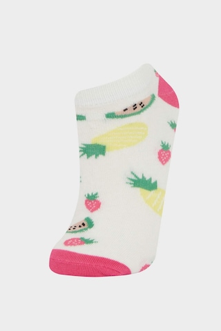 Defacto Kız Çocuk 5li Pamuklu Patik Çorap F7117a8nskr1 ÇoK Renkli