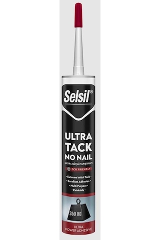 Selsil Hibrit Ultra Tack Yapıştırıcı 290 Ml Beyaz Selsil Hibrit Ultra Tack Yapıştırıcı 290 Ml Beyaz