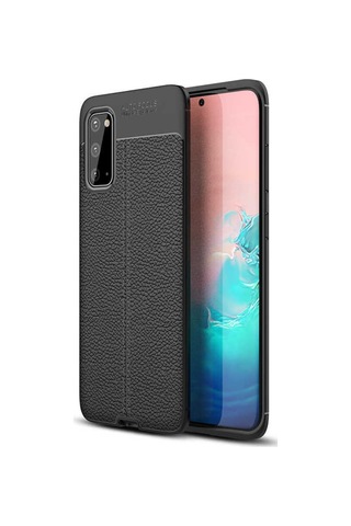 Samsung Uyumlu Galaxy S20 Kılıf Zore Niss Silikon Kapak-Siyah