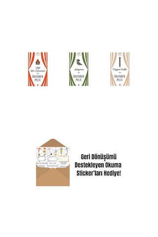 Aşk Bir Zamanlar Ciltli + Süleyman Ciltli + Neyzen Tevfik Ciltli + Okuma Sticker'ları