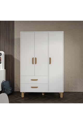 Bohem Cocuk Odası Takımı Yavrulu Tamamı Mdf Beyaz