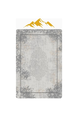 Modern Desenli Dijital Baskı Kaymaz Taban Halı H0731 Renkli