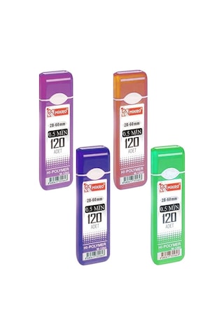 Kalem Ucu 120 Li 0.5 Mm 2b 4 Paket Çoklu Versatil Kalem Uç Mekanik Uçlu Otomatik Kurşun Mikro Kalem Ucu 60 Mm Yumuşak