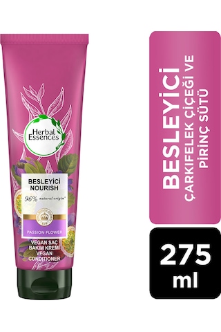 Herbal Essences Vegan Saç Bakım Kremi Besleyici Çarkıfelek Çiçeği ve Pirinç Sütü 275 ML