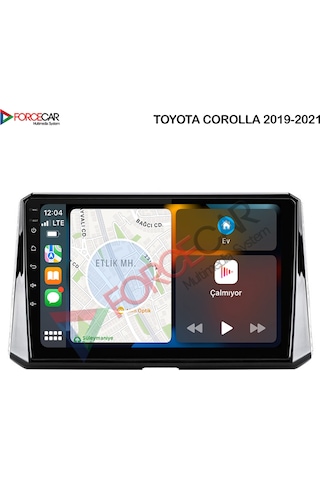 TOYOTA COROLLA 2019_2021 ANDROİD MULTİMEDYA 2_32 KABLOSUZ CARPLAY