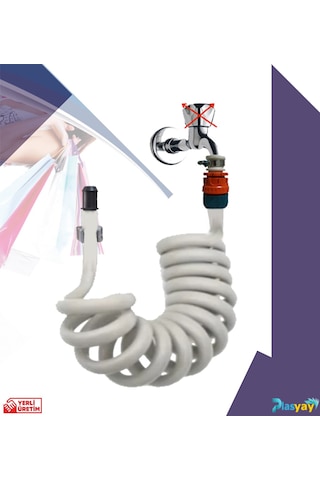 Plasyay Spiral Balkon Yıkama Hortum Seti