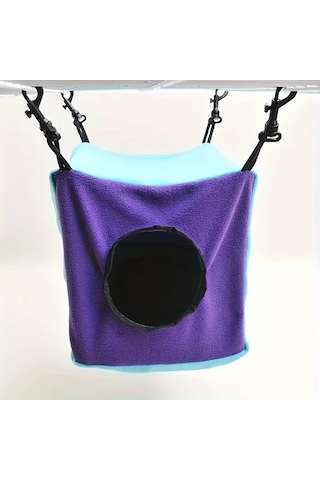 Elmpaly Mavi Mor Sıçan Sincap Sugar Glider Gine Domuzu Kuş Sıcak Yuva Küp Asılı Kafes