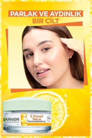 Garnier C Vitamini Parlak Günlük Nemlendirici Jel 50 ML