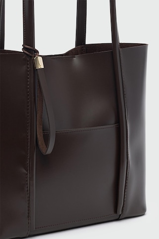 Pebbled Omuz Çantası Kahve Kahverengi - Siyah - Bej