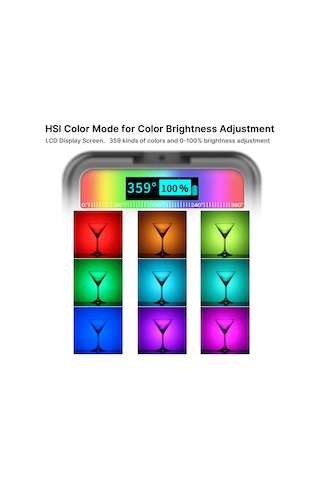 Ulanzı Vl49 Rgb Video Işığı, Led Kamera Işığı 3 Soğuk Ayakkabılı 360 Taşınabilir Fotoğraf Aydınlatması, Led Aydınlatmalar 57782972