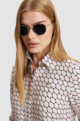 U.S. Polo Assn. Kadın Krem Uzun Kollu Gömlek 50329501-vr256 İnci