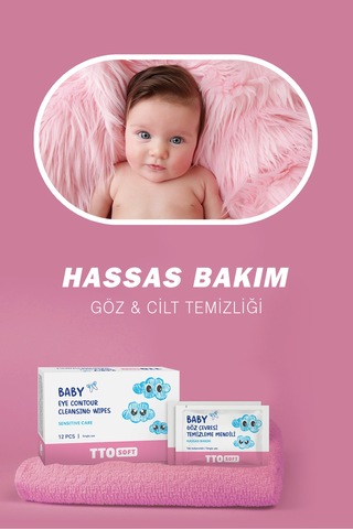 Tto Soft Baby Göz Çevresi Temizleme Mendili