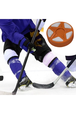 Homyl Buz Hokeyi Topu Açık Hava Yedek Oyun Sporları Turuncu Turuncu