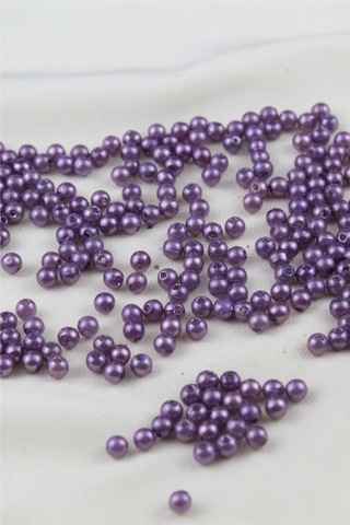 5 Mm Mor Soluk Tonlu İnci Boncuk 30 Gr Kolye, Bileklik, Küpe Ve Takı Yapımı Diğer