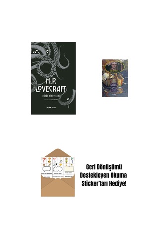 H.p. Lovecraft - Bütün Hikayeleri Ciltli + İki Novella + Okuma Sticker'ları