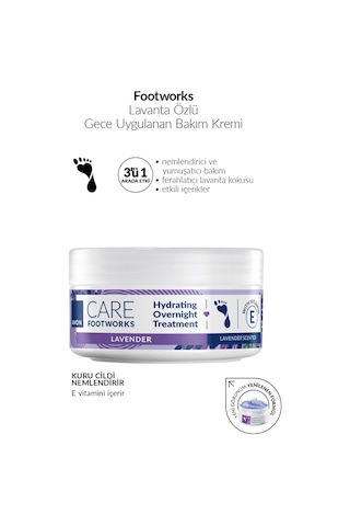 Footworks Lavanta Özlü Gece Uygulanan Bakım Kremi 150ml