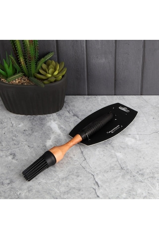 Silikon Bambu Saplı Perotti Siyah Fırça