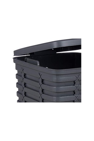 Pedallı Çöp Kovası, /gri, 9 Lt Gri