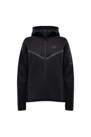 Nike Sportswear Tech Fleece Windrunner Kadın Günlük Polar Ceket Hv6747-010 Siyah Renkli