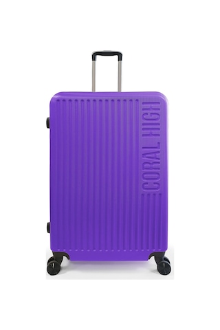Coral High Abs Mor Büyük Boy Valiz 16453 Mor