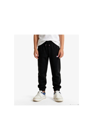 Tommy Hilfiger Siyah Erkek Çocuk Regular Fit Sweatpant Ks0ks00715-herıtage Flag Sweatpants Siyah