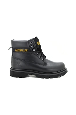 Caterpillar Colorado Black Siyah Deri Kadın Bot Siyah