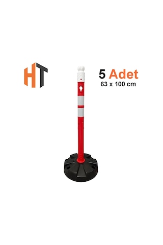 Uyarı Dikmesi Ppc 63 Mm X 100 Cm 5'li Set