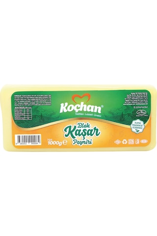 Koçhan Blok Kaşar Peyniri 1 KG