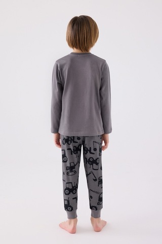 Rolypoly Erkek Çocuk Gri Pijama Takım 3424 001