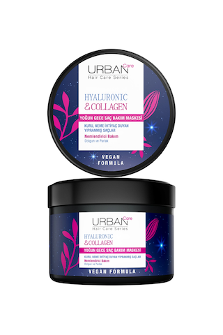 Hyaluronik Asit & Kolajen Kuru Ve Cansız Saçlara Özel Yoğun Gece Saç Bakım Maskesi 230 Ml-vegan