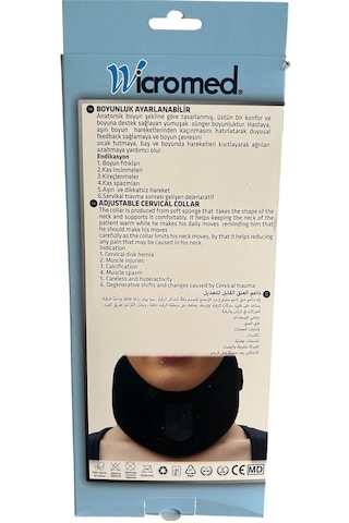 Vicromed Ayarlanabilir Boyunluk Siyah