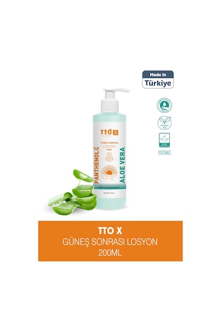 Tto X Aloe Vera Güneş Sonrası Onarıcı ve Nemlendirici Losyon 200 ML