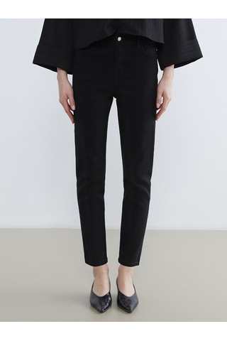 Lcwaıkıkı Classic Siyah Slim Mom Kadın Jean Pantolon
