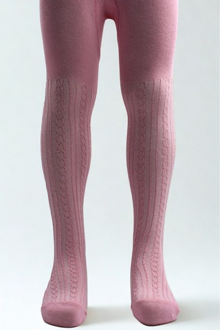 Kardeşler Çorap Kız Çoçuk Pamuklu Zincir Desen Külotlu Çorap Pembe Pembe-zncr - 624867508 Pembe-zncr