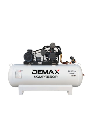 Pistonlu Hava Kompresörü 12 Bar 500 Lt 10 Hp Demax