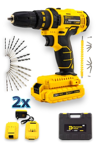 Dynamic Tech Dt-323 Kaynak + Akülü Matkap + Taşlama Spiral