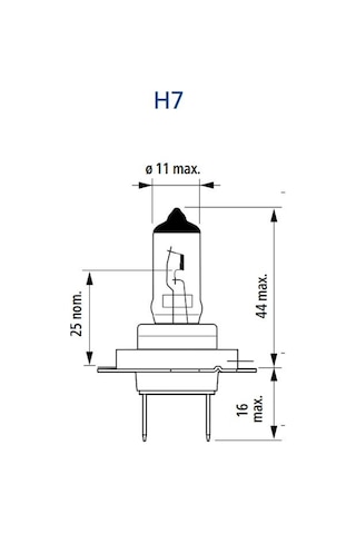 Narva H7 24V Standart Ampul No:48728 2'Li
