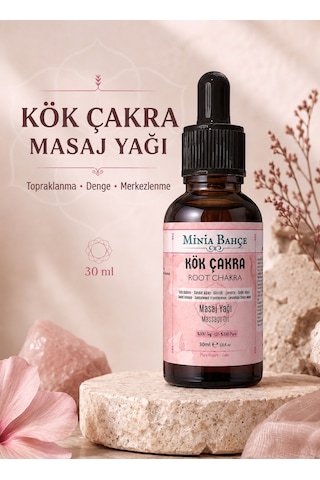 Minia Bahçe Kök Çakra Masaj Yağı 30 ML