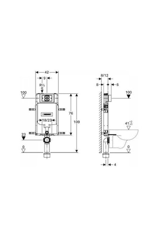 Geberit Alpha Gömme Rezervuar Seti - 3