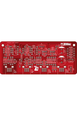 NE5532-TL072-4558D 3 Bant Stereo Ton Kontrol Devresi