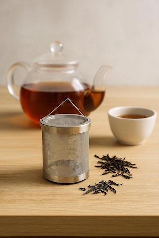 Paslanmaz Çelik Küçük Çay Süzgeci 8 Cm Çok Renkli