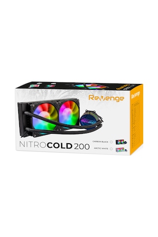 Revenge Beyaz Nitro Cold 200 Intel Ve Amd Destekli Rgb Fanlı Infinite Panel 240mm Sıvı Soğutma Sistemi - Kılavuzlu