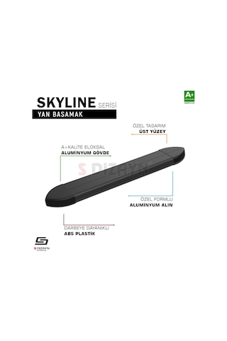 Byd Seal U Elektrikli Skyline Siyah Yan Basamak 193 Cm 2022 Üzeri A+ Kalite