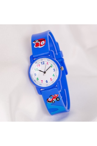 Pinkoli Racing Yarış Arabası Motifli Analog 6-13 Yaş Çocuk Kol Saati ST-303984