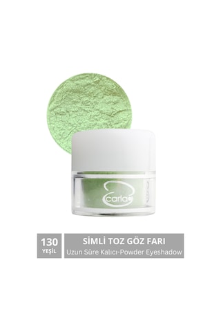 Carla Toz Göz Farıyeşil Powder Eyeshadow Green 130